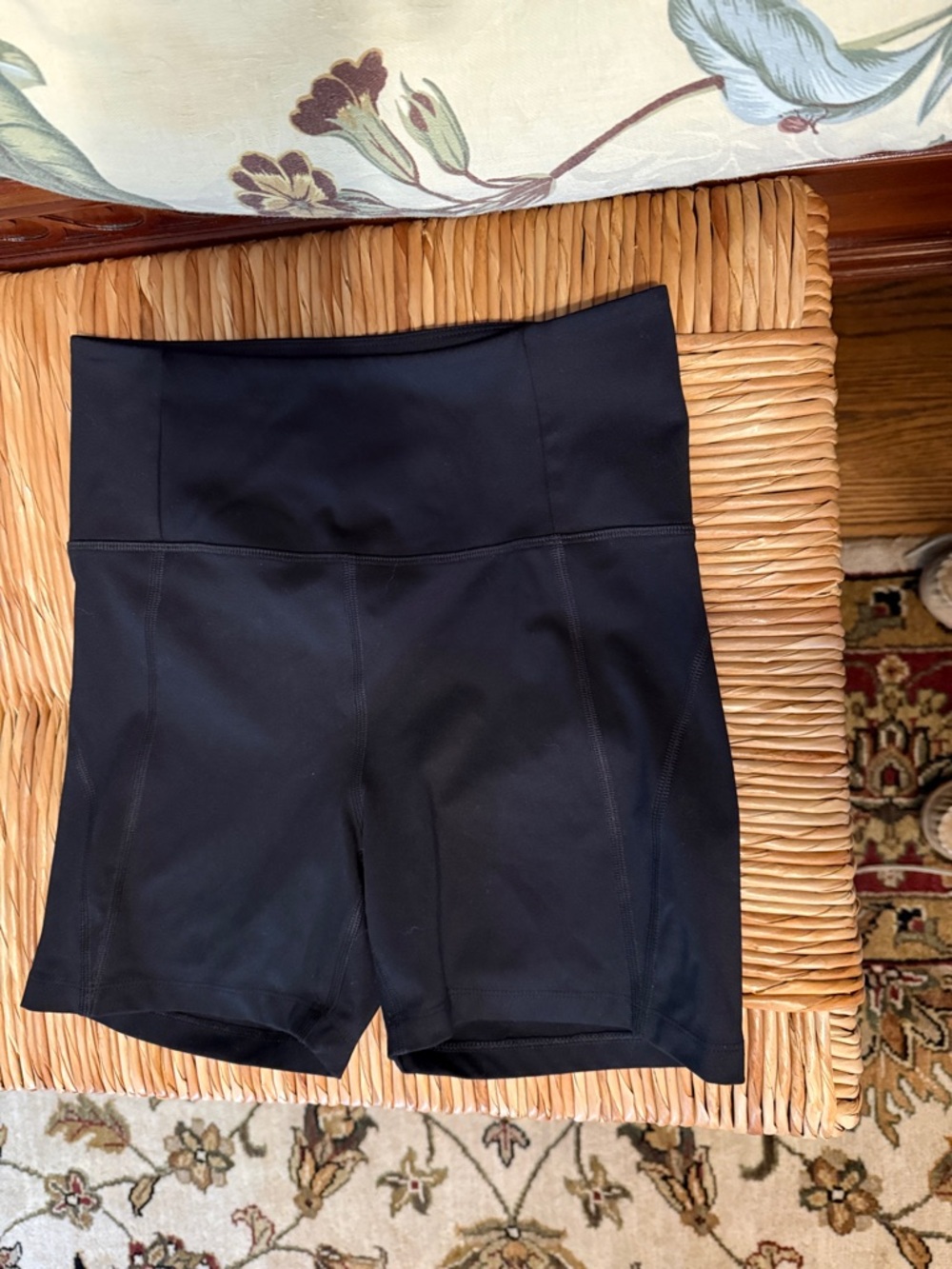 girlfriend collective Black High-Rise Bike Shorts